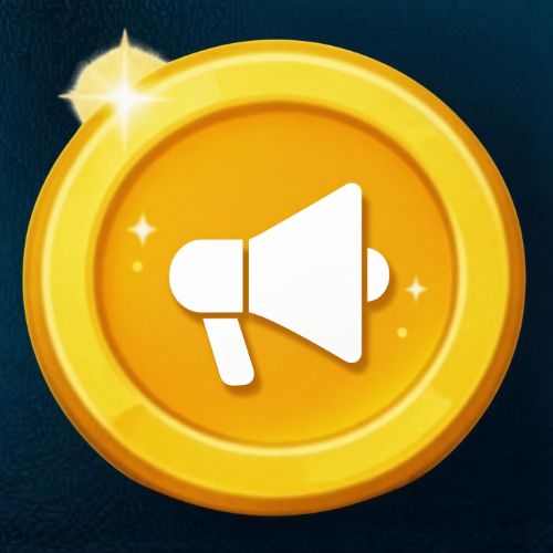 $CALLCOIN gold megaphone coin